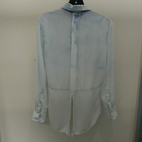 Thread & Supply Acid Wash Chambray Shirt - Picture 6 of 8